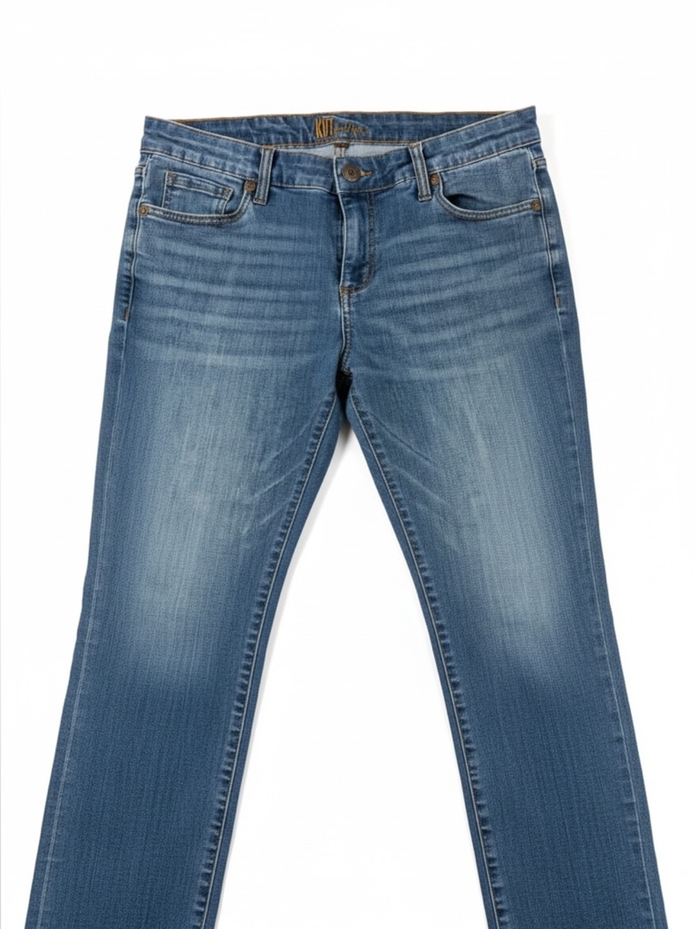 Kut from the Kloth Mid-Blue High-Rise Ankle Jeans sz8